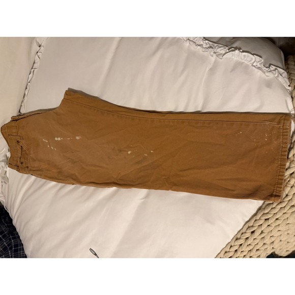 Dickies Other - Dickies Work Pants Tan Carpenter Utility Canvas Men Size 36x30 Flaws